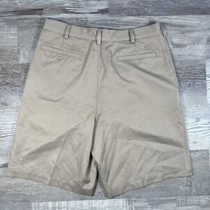 Nike Golf Shorts Mens 32 Brown Golf Dri Fit Polyester Comfort Athletic Sports‎